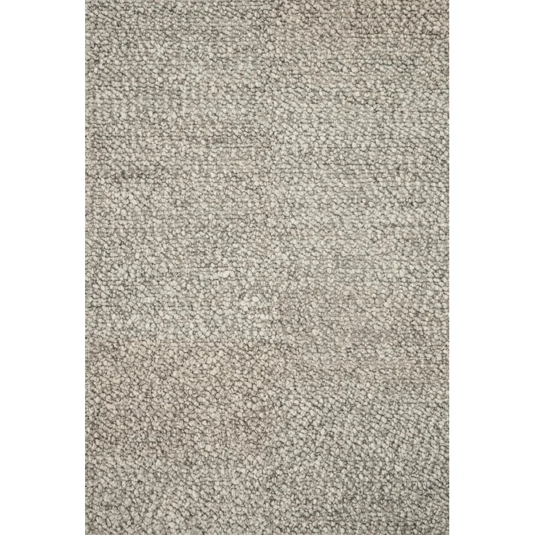 Handmade Stone Solid Wool Rectangular Rug 24" x 36"