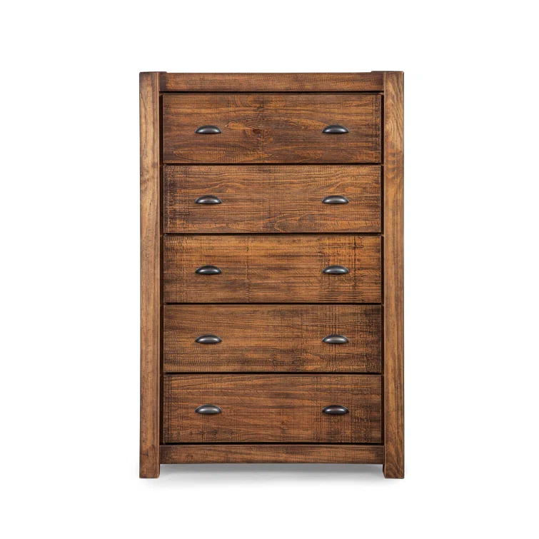 Montauk Solid Wood 32.5'' W 5 - Drawer Dresser