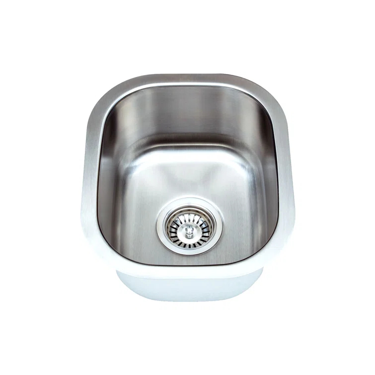 Craftsmen Series 15'' L Undermount Single Bowl Stainless Steel Kitchen Sink