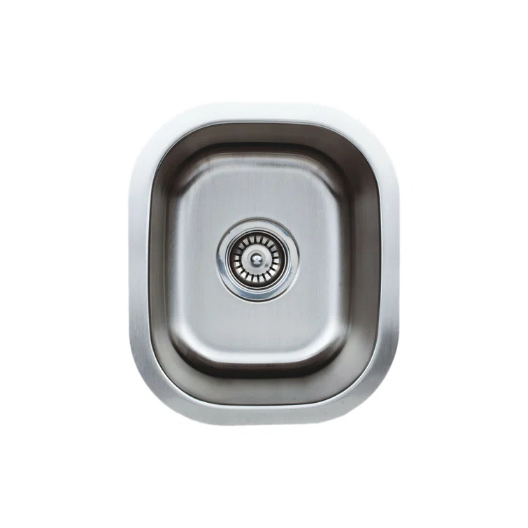 Craftsmen Series 15'' L Undermount Single Bowl Stainless Steel Kitchen Sink
