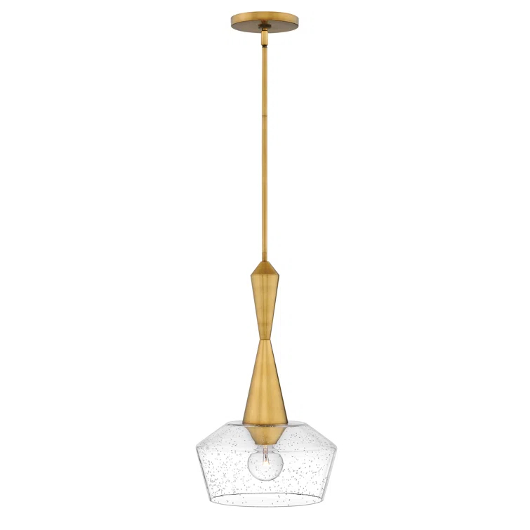 Bette 1 - Light Single Schoolhouse Pendant