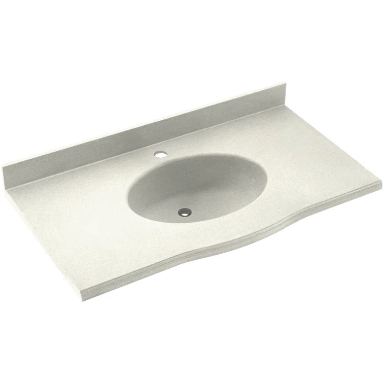 25'' Swanstone Single Bathroom Vanity Top with Sink