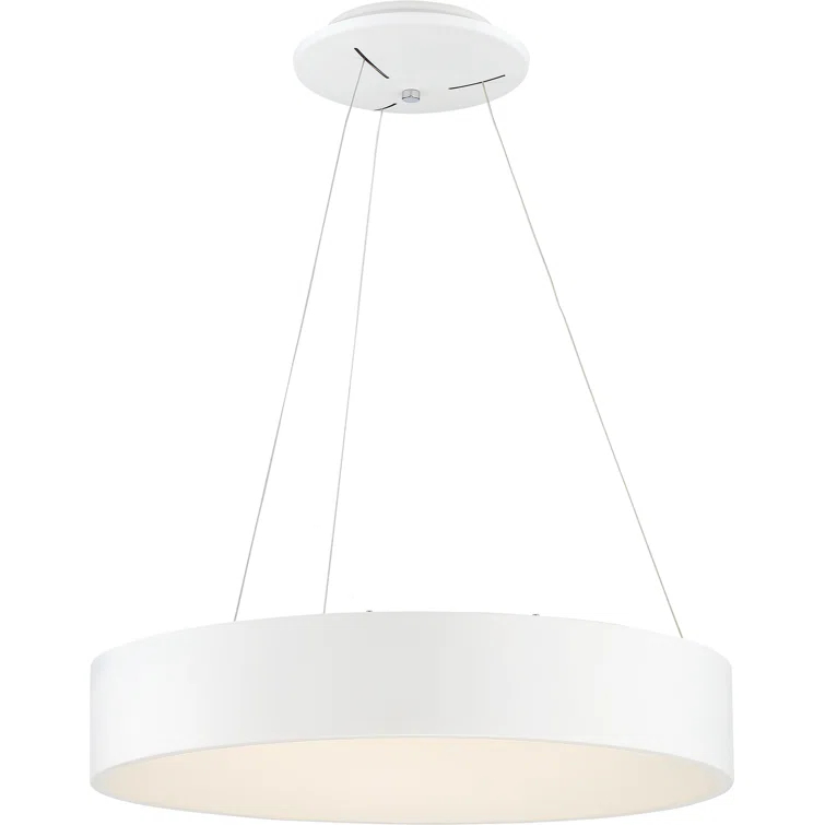 Fynn Single Light Steel Dimmable LED Pendant