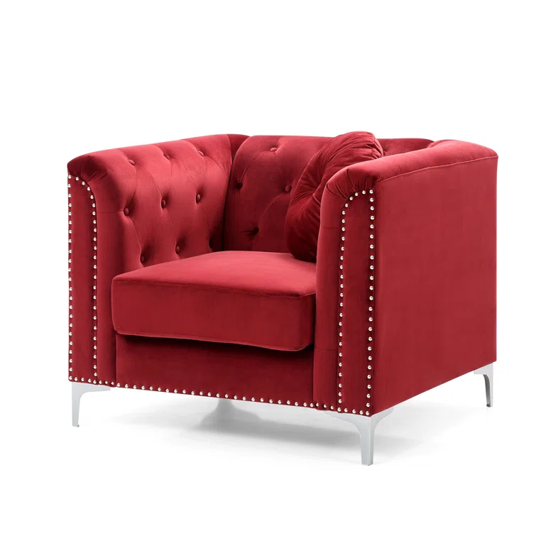 Soho Velvet Chesterfield Chair
