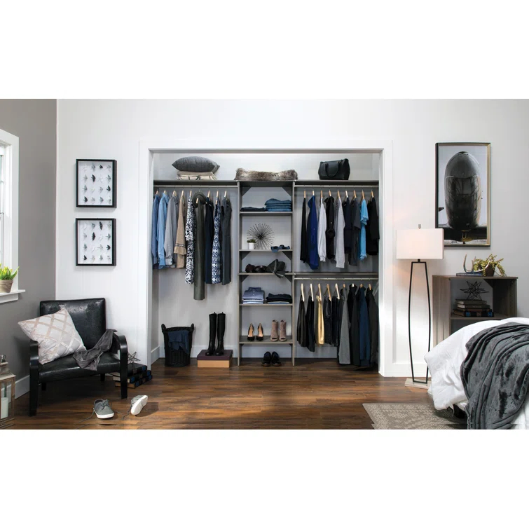 SuiteSymphony 60" W - 120" W Closet System Starter Kit