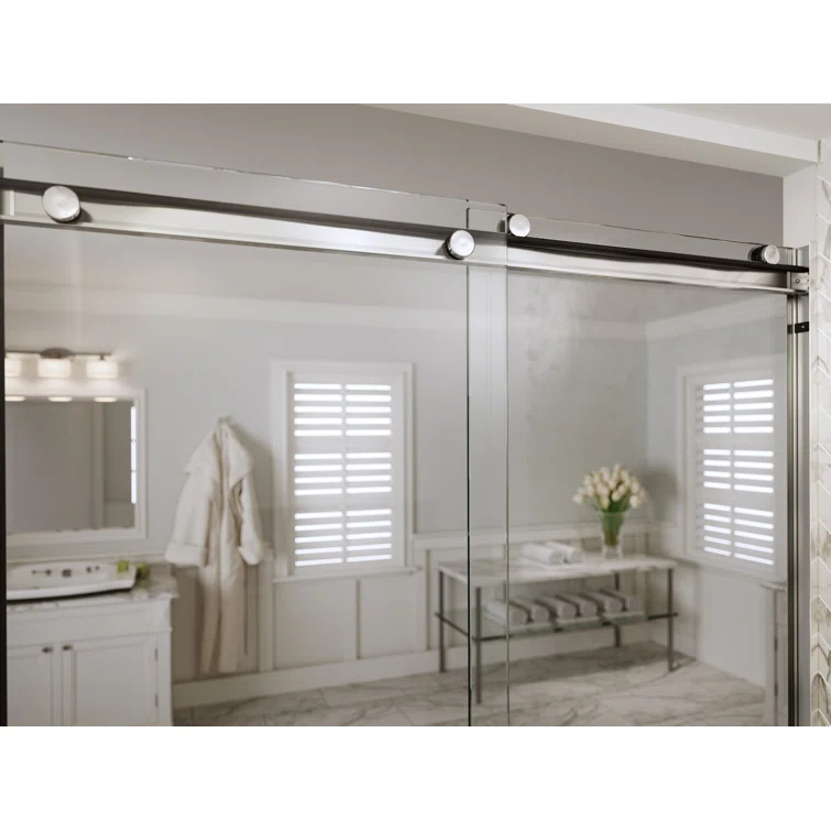 Rotolo 60" W x 70" H Semi-Frameless Shower Door