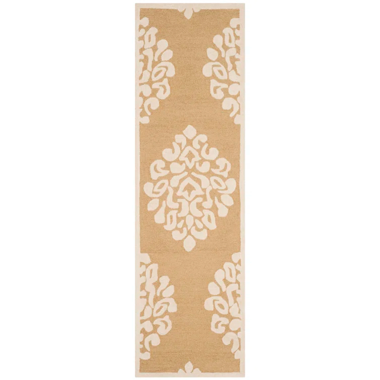 Floret Martha Stewart Hand Tufted Wool Damask Rug