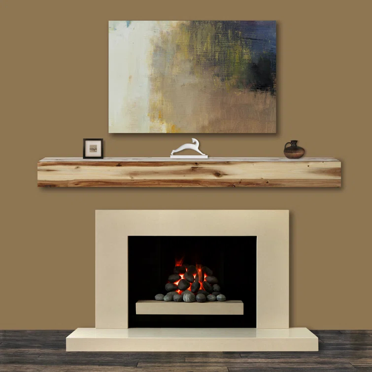 Acacia Fireplace Mantel Shelf
