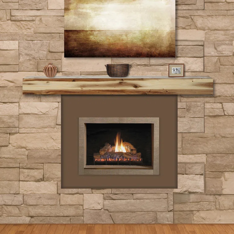 Acacia Fireplace Mantel Shelf