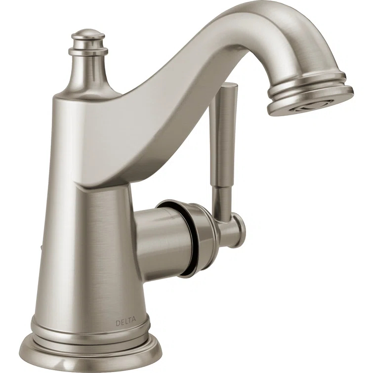 Mylan Single Hole Bathroom Faucet with Drain Assembly, Single Handle Bathroom Sink Faucet