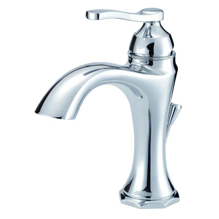 Draper Single Hole Bathroom Faucet with Drain Assembly