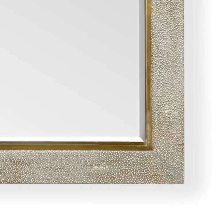 Kensington Wood Flat Wall Mirror