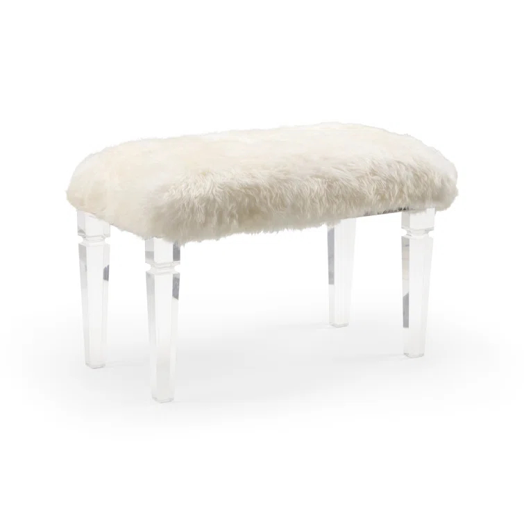 Crawford Faux Fur Upholstered Bench