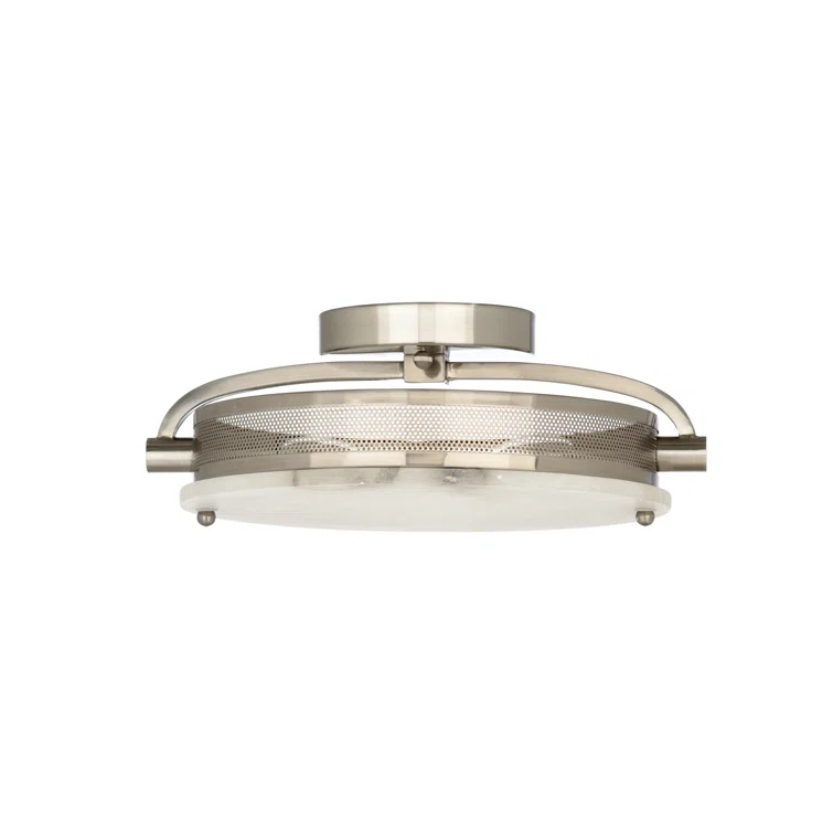 Moon Alabaster Flush Mount