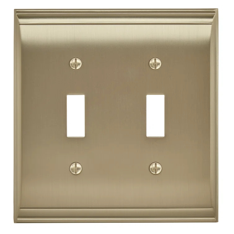 Candler 2-Gang Toggle Light Switch Wall Plate