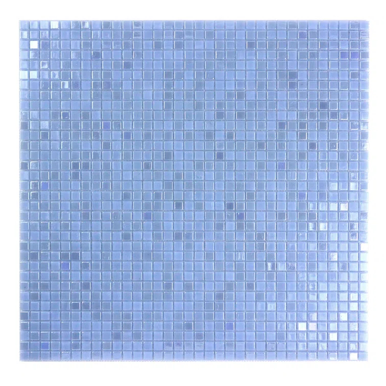 Galaxy 0.3125 in. x 0.3125 in. Iridescent Glass Pressed Edge Tiny Square Mosaic Wall Pool & Floor Tile