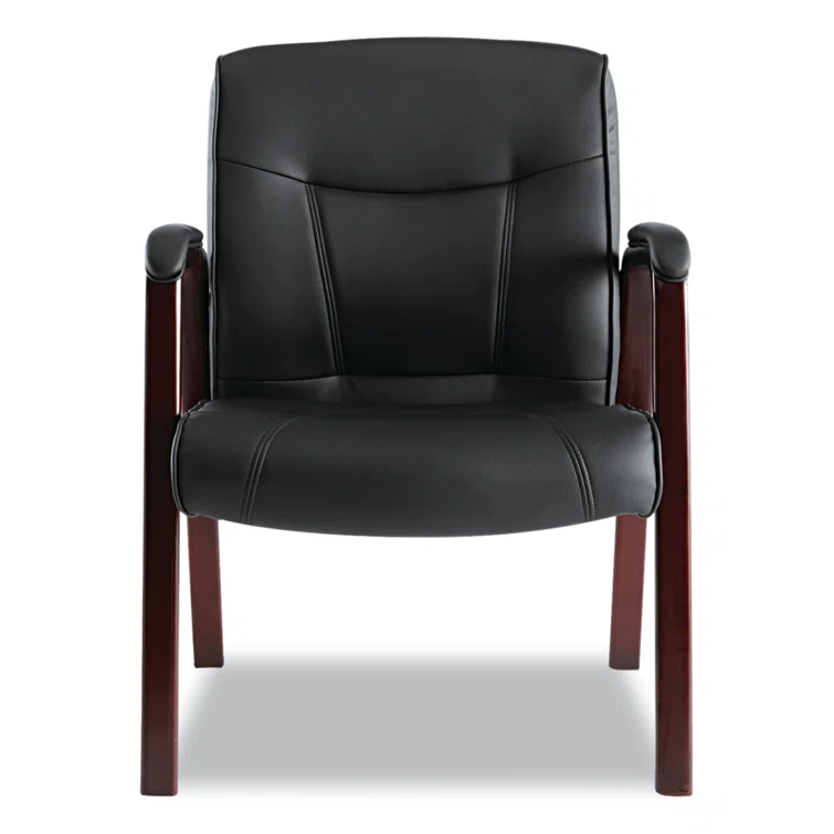 Alera® Waiting Room Chair with Wood Frame