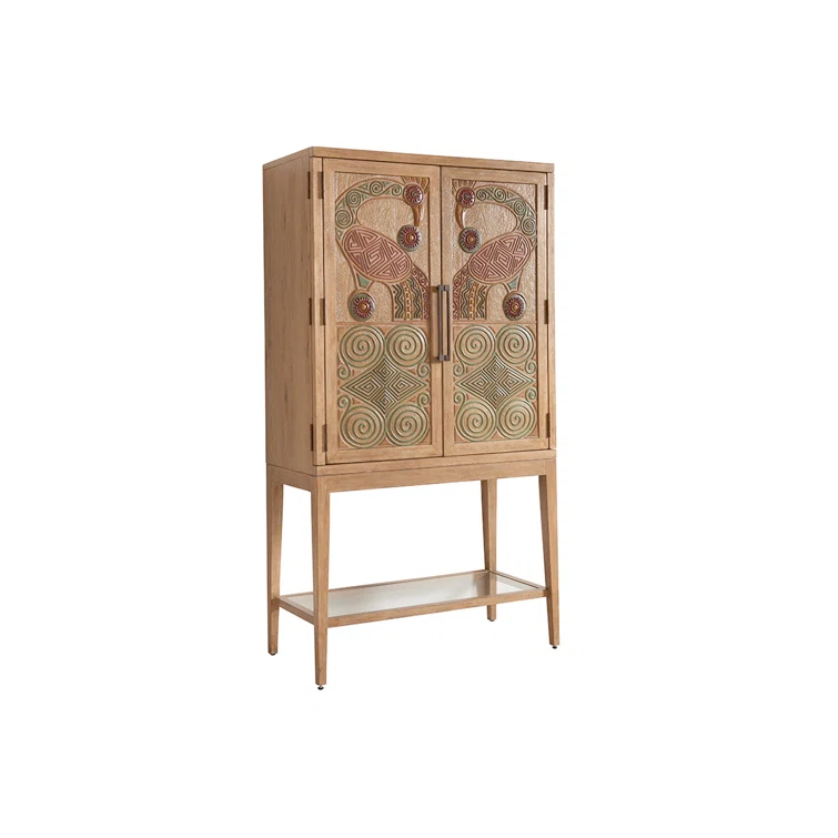 Los Altos Cameroon Bar Cabinet