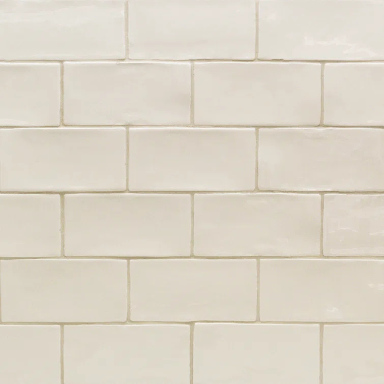 Barcelona 3x6 Blanco Polished Ceramic Subway Wall Tile (5.38 Sq. Ft. / Case)