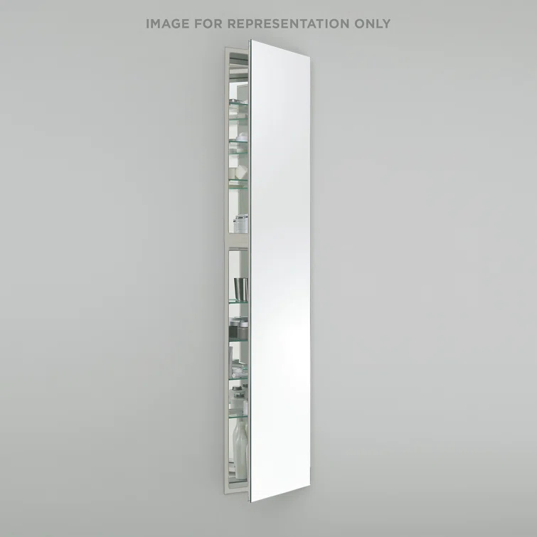 Modern 30'' Recessed Medicine Cabinet with USB and Outlet