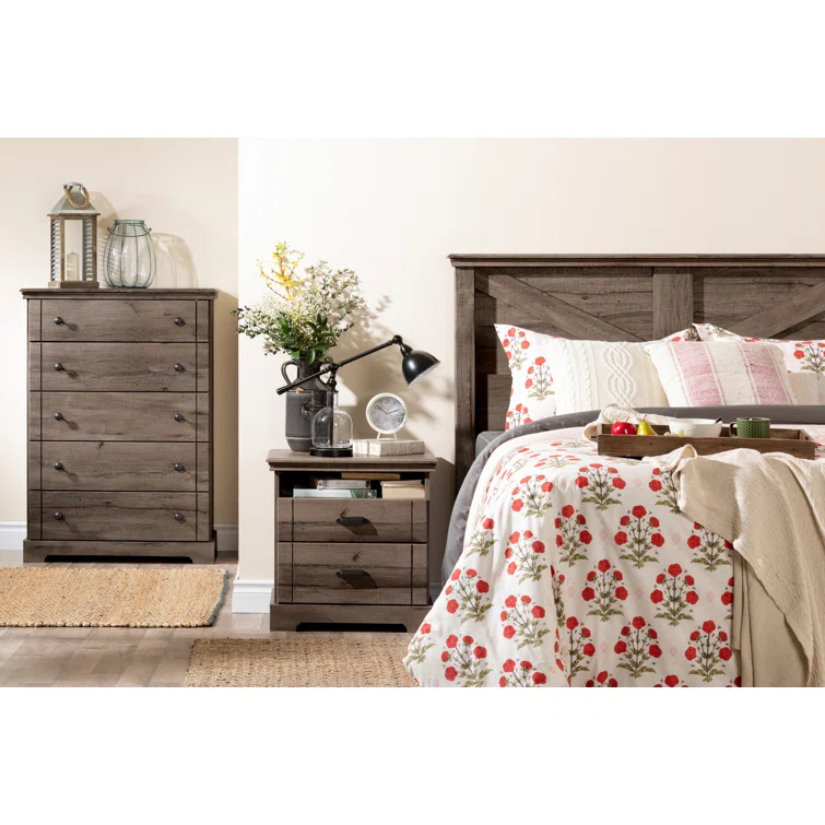 Avilla 35.25'' W 5 - Drawer Dresser