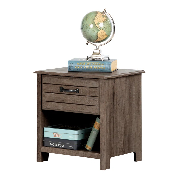 Cubby 1 Drawer Nightstand