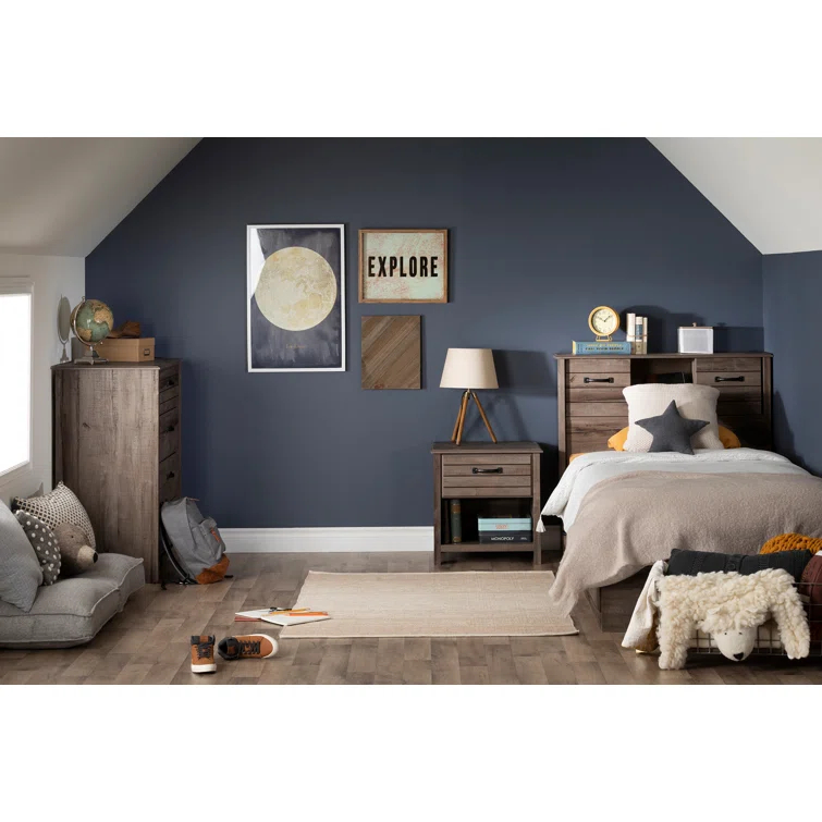 Cubby 1 Drawer Nightstand