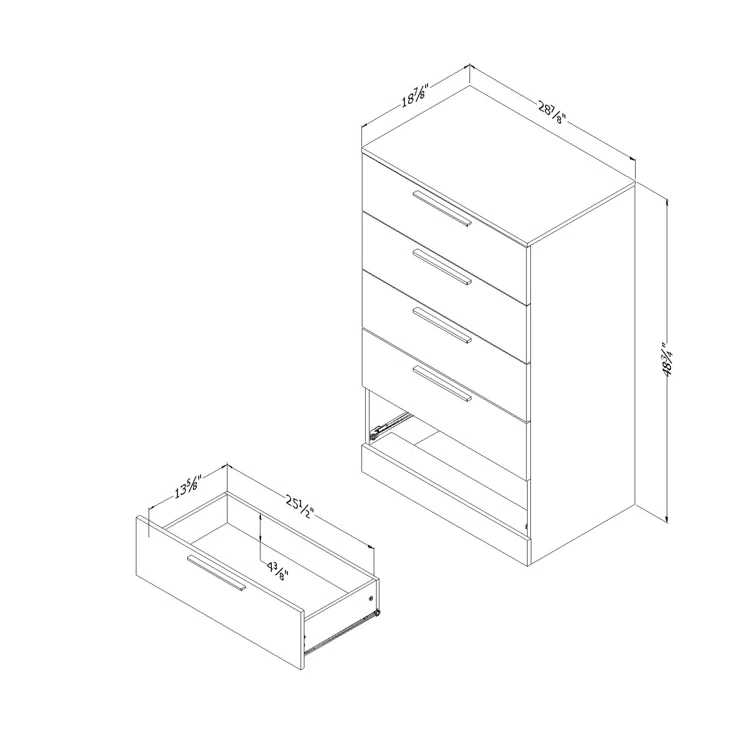 Step One Essential 5-Drawer Chest