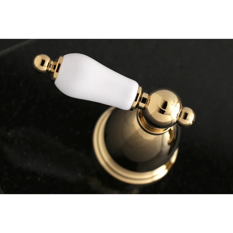 Kingston Brass Heritage Two-Handle 3-Hole Wall Mount Roman Tub Faucet