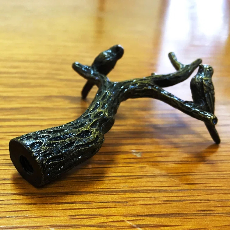Small Birds in Tree Lamp Finial