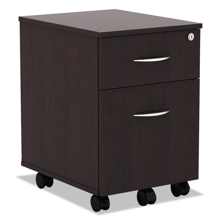 Alera 15.88'' Wide 2 -Drawer Mobile File Cabinet