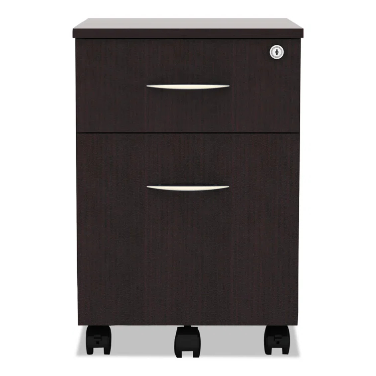 Alera 15.88'' Wide 2 -Drawer Mobile File Cabinet