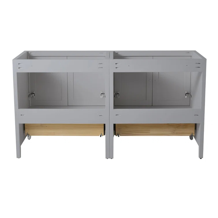 Fresca Oxford 59" Free-Standing Double Sink Bathroom Vanity Base Only