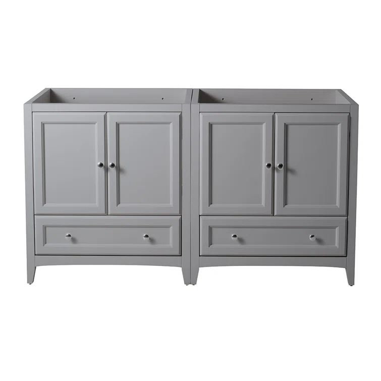 Fresca Oxford 59" Free-Standing Double Sink Bathroom Vanity Base Only
