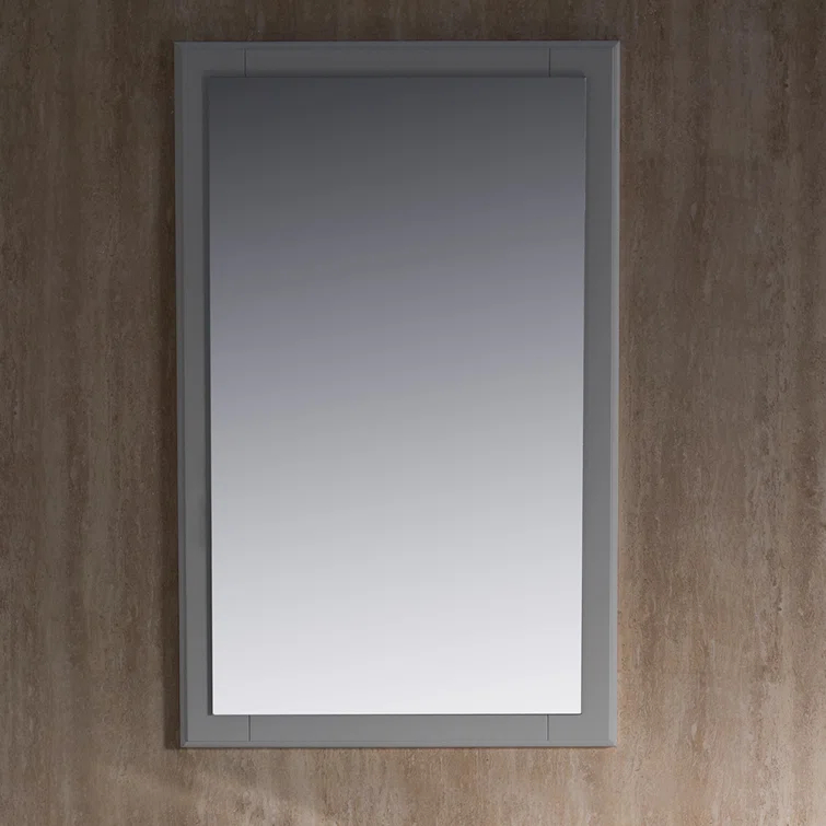 Oxford Wood Flat Wall Mirror