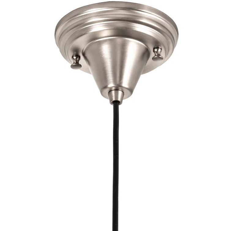 Metro Fusion 1 - Light Black/Silver Unique/Statement Pendant