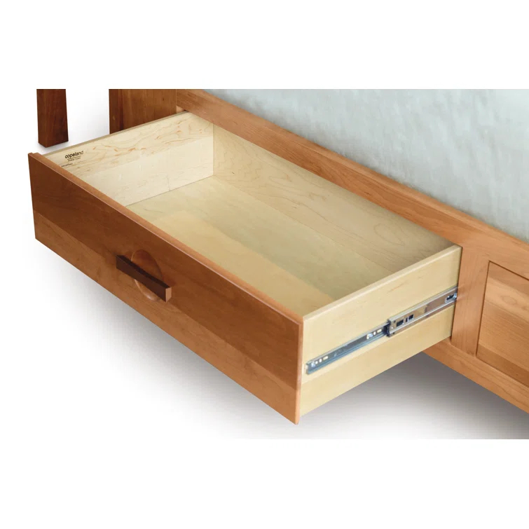 Mansfield Solid Wood Platform Storage Bed