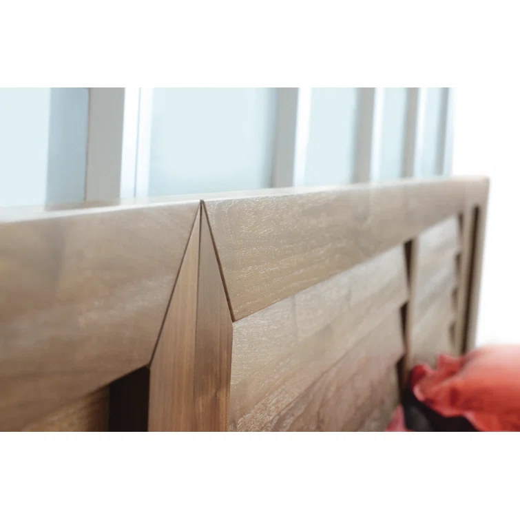Moduluxe Solid Wood Slat Bed