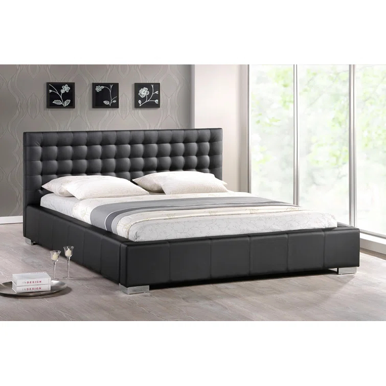Frankel Vegan Leather Platform Bed