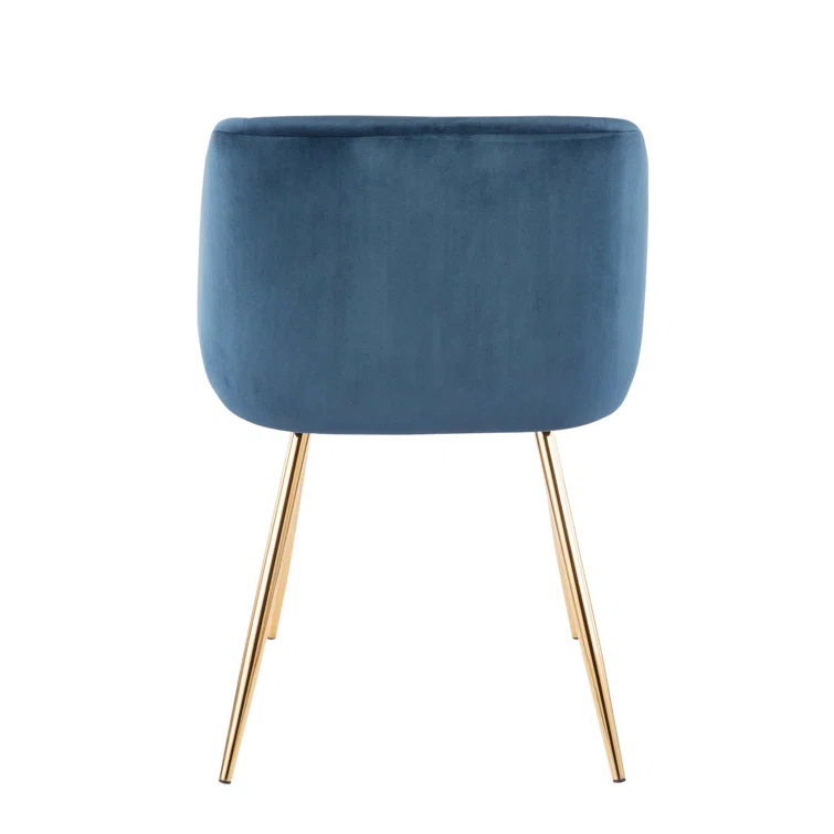 Terrance 18.5'' H Velvet Upholstered Parsons Chair