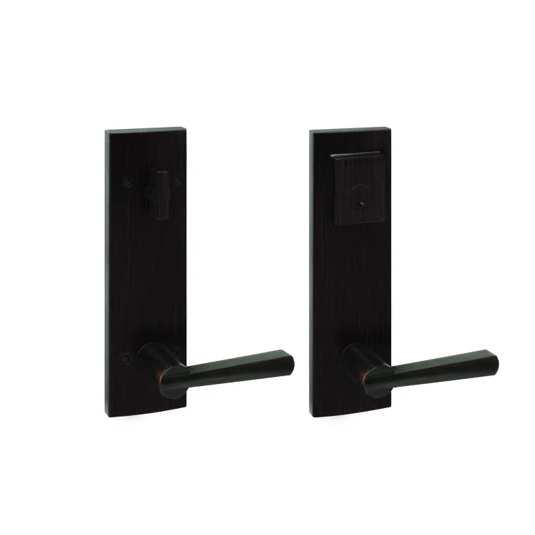 Prestige Complete Entry Lever Set with Single Cylinder Deadbolt and Door Lever