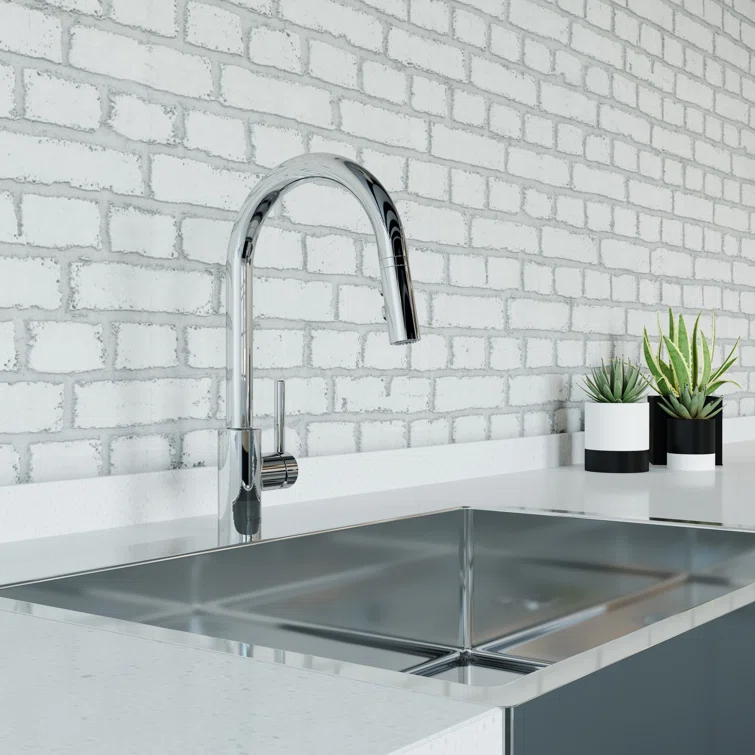Stellen Pull Down Single Handle Kitchen Faucet