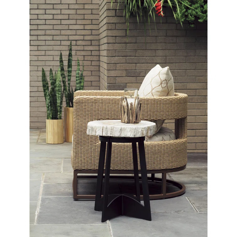 Alfresco Living Petrified Wood Table