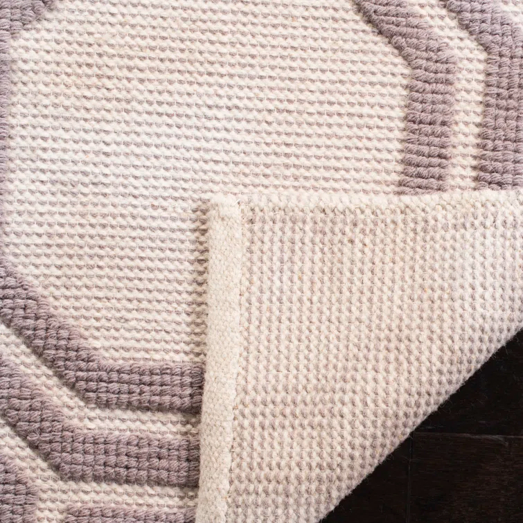 Martha Stewart Puzzle Hand Woven Wool Geometric Rug