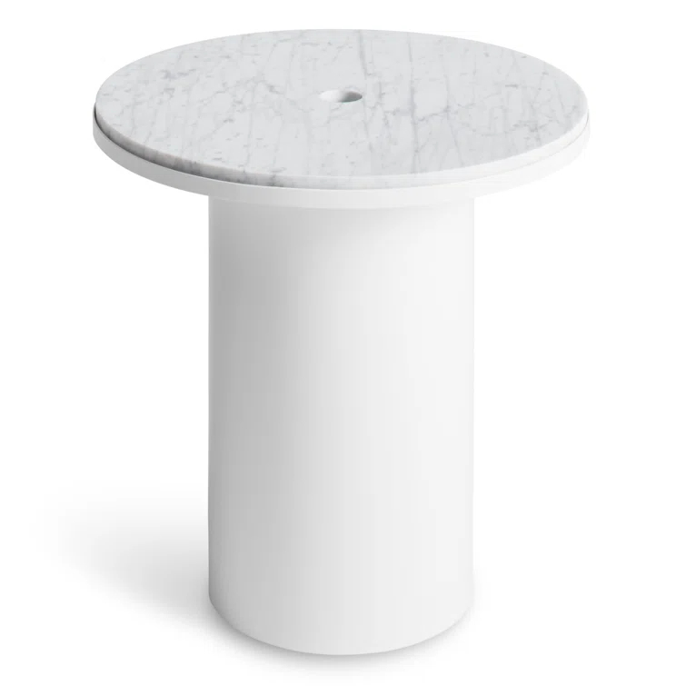 Plateau Marble Top End Table