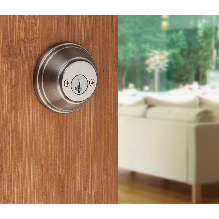 Prestige 385 Round Double Cylinder Deadbolt with SmartKey