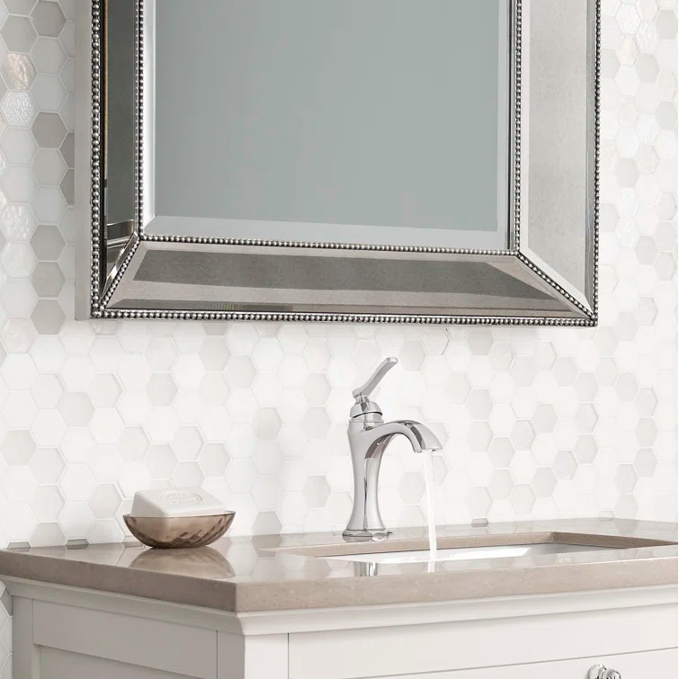 Draper Single Hole Bathroom Faucet with Drain Assembly