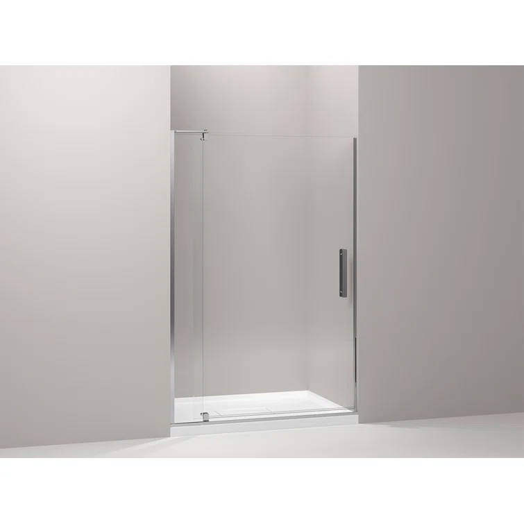 Revel 48'' x 70'' Pivot Shower Door with CleanCoat® Technology
