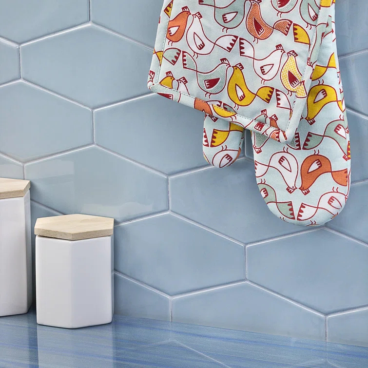 Midland Hexagon 4" x 8" Ceramic Subway Wall Tile (5.38 sq. ft. / box)