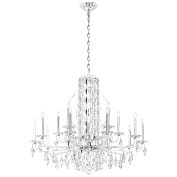Sarella 15 - Light Glass Classic / Traditional Chandelier
